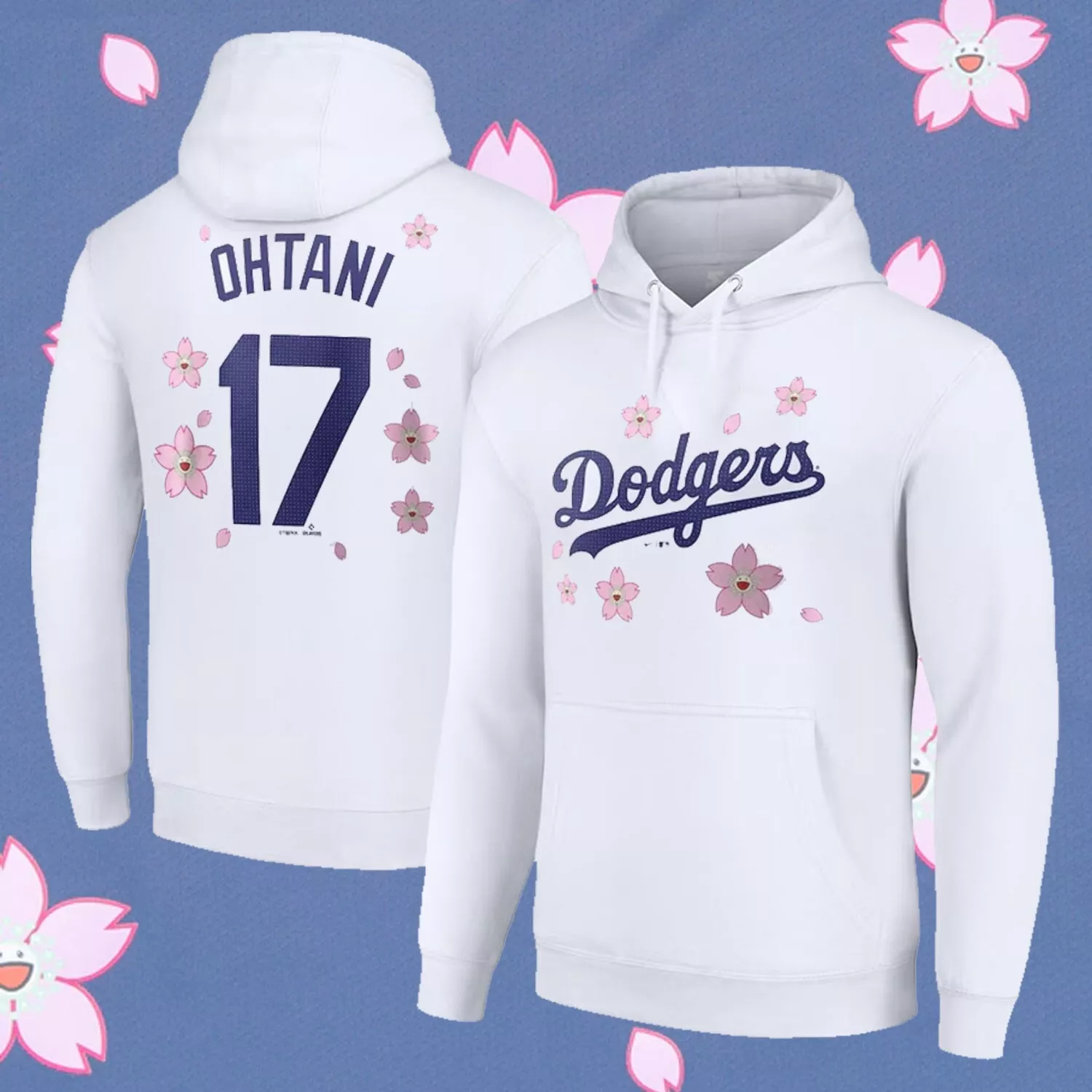 Men Los Angeles Dodgers #17 Ohtani white MLB 2025 Hoodie style 2->los angeles dodgers->MLB Jersey